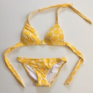 ☀️SALE!☀️Victoria’s Secret Yellow Polka Dot Bikini